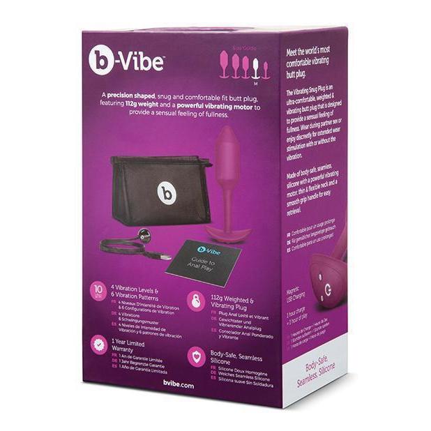 b-Vibe Vibrating Weighted Snug Plugs - Image 6
