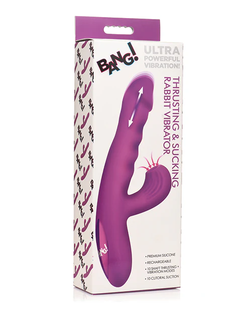 Bang! Thrusting & Sucking Rabbit Vibrator - Image 7