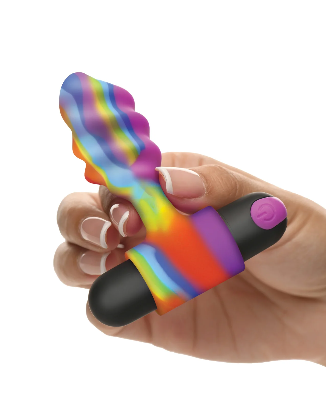 Bang! Vibrating Rainbow Butt Plug - Image 3