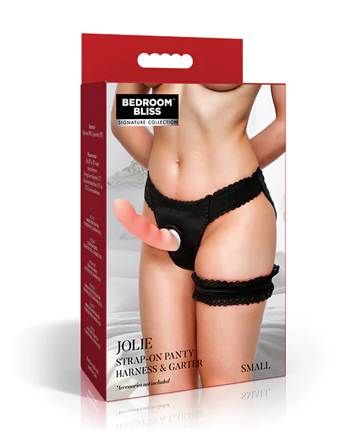 Bedroom Bliss Jolie Strap-On Panty Harness & Garter - Image 11