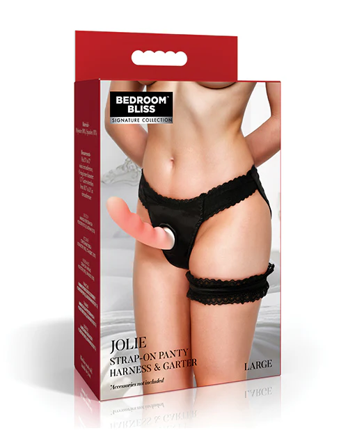 Bedroom Bliss Jolie Strap-On Panty Harness & Garter - Image 21