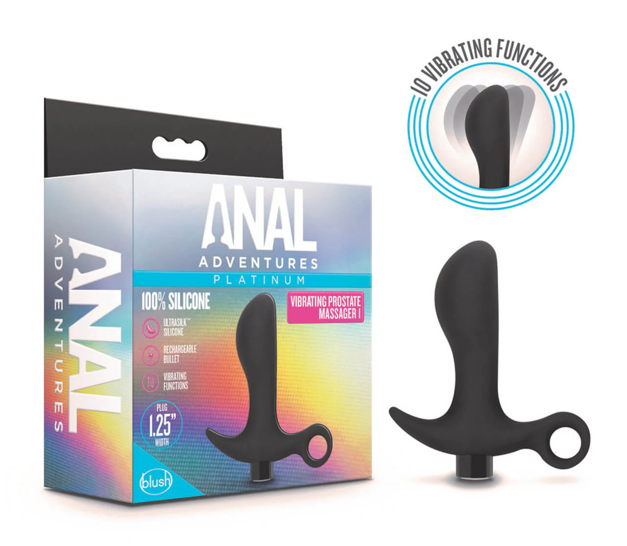 Blush Anal Adventures Vibrating Prostate Massager 01