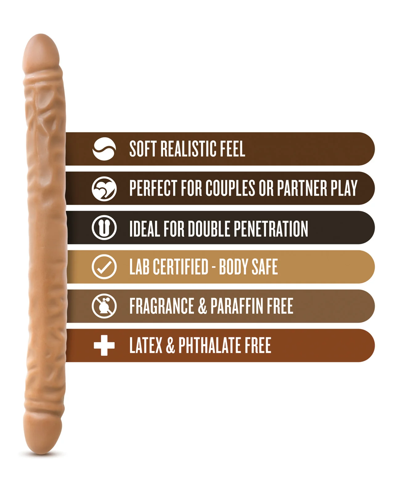 Blush Dr. Skin 18" Double Dildo - Image 4