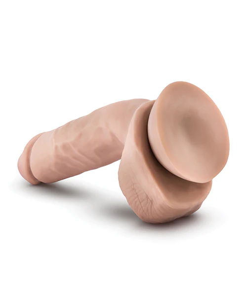 Blush Dr. Skin Glide - Self Lubricating Dildo with Balls - Image 10