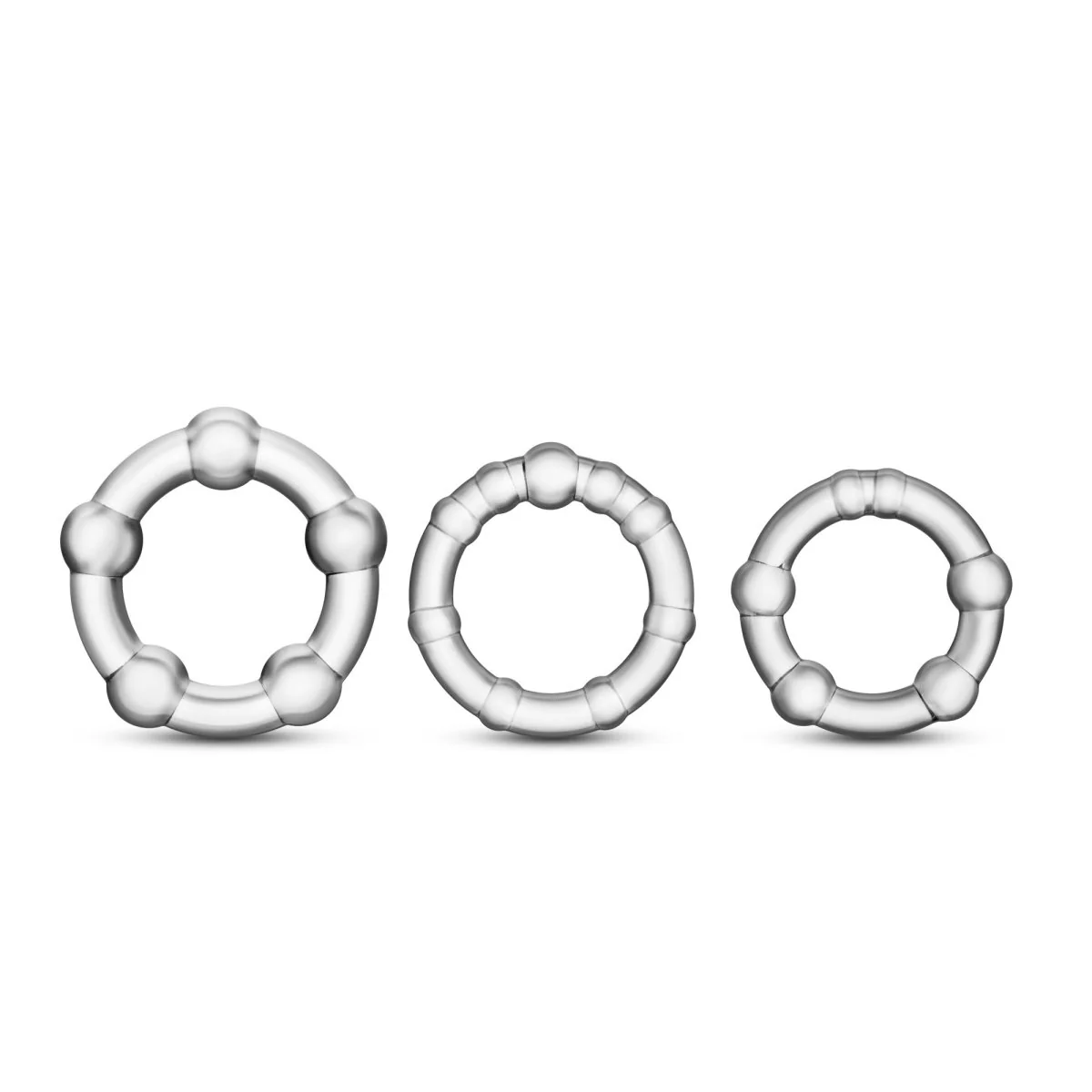 Blush Stay Hard Beaded Cock Rings - Image 8