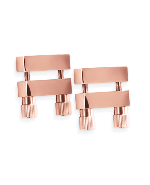 Bound Nipple Clamps - Rose Gold - Image 12