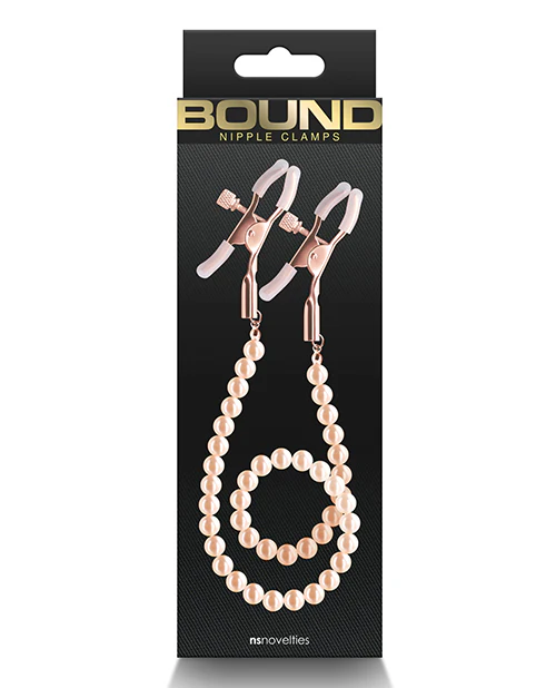 Bound Nipple Clamps - Rose Gold - Image 14