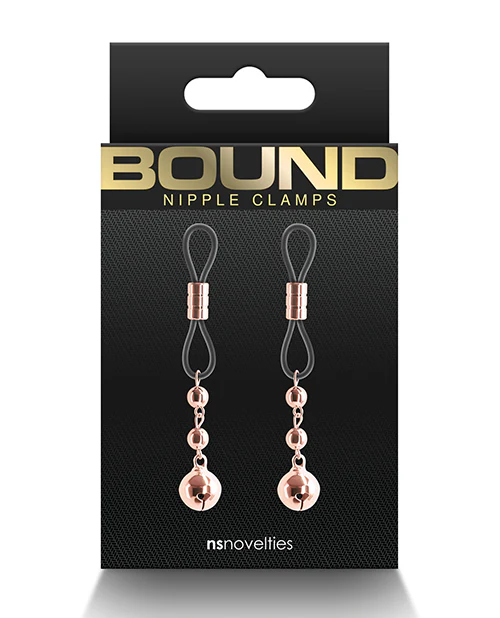Bound Nipple Clamps - Rose Gold - Image 24