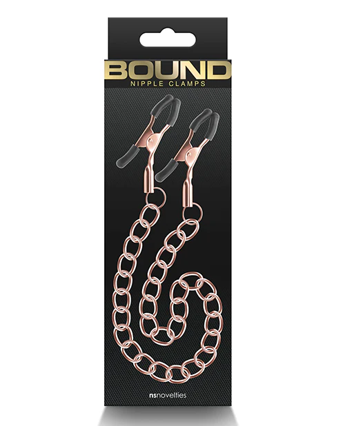 Bound Nipple Clamps - Rose Gold - Image 5