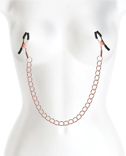 Bound Nipple Clamps - Rose Gold - Image 7