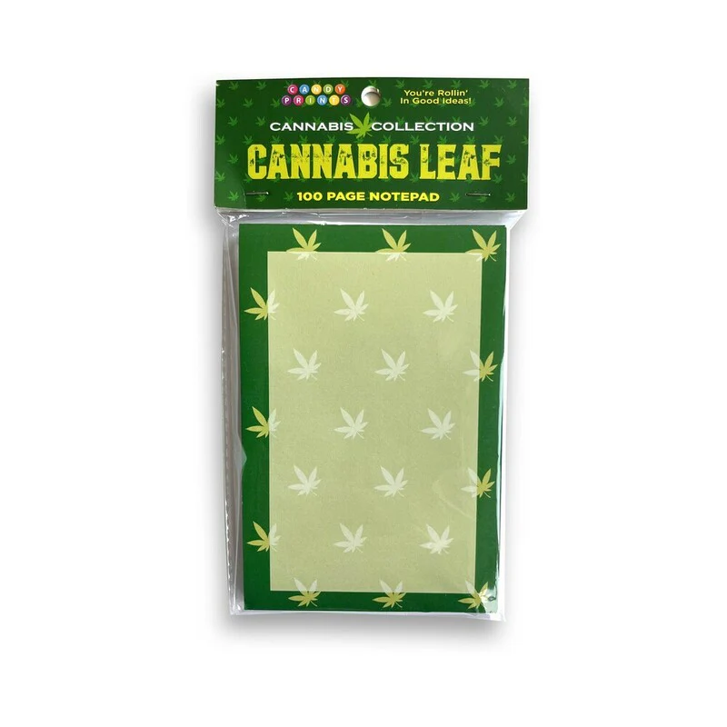 Cannabis Leaf Notepad - Image 2