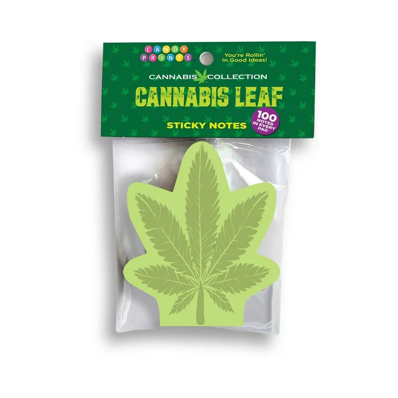 Cannabis Leaf Sticky Notes - Image 2