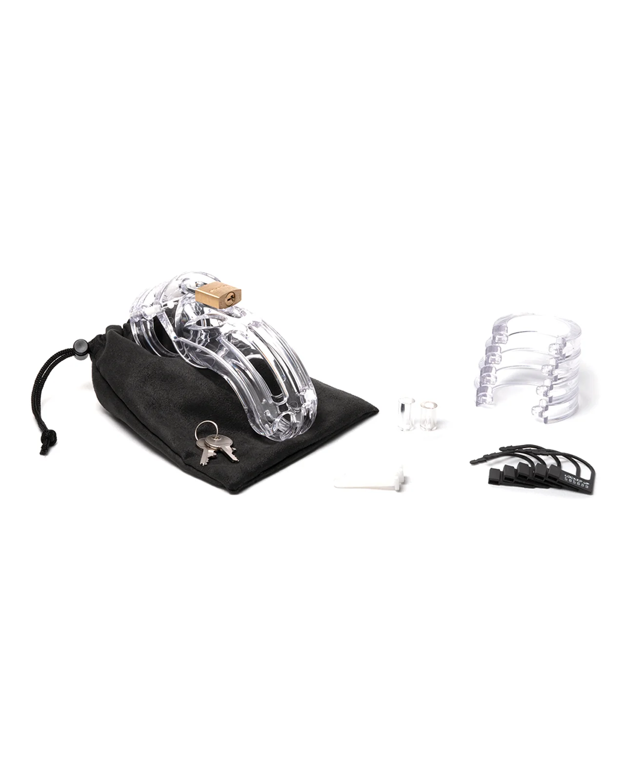 CB-X The Curve 3 3/4" Curved Cock Cage & Lock Set - Image 9