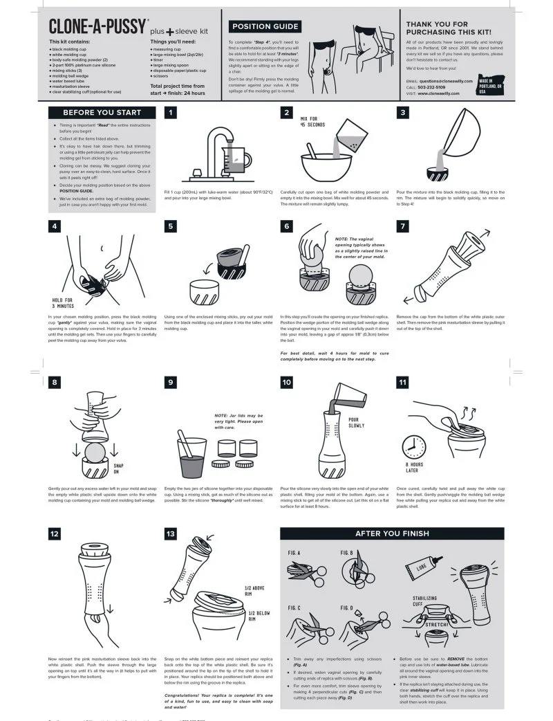 Clone-A-Pussy Plus+ Sleeve Kit - Image 6