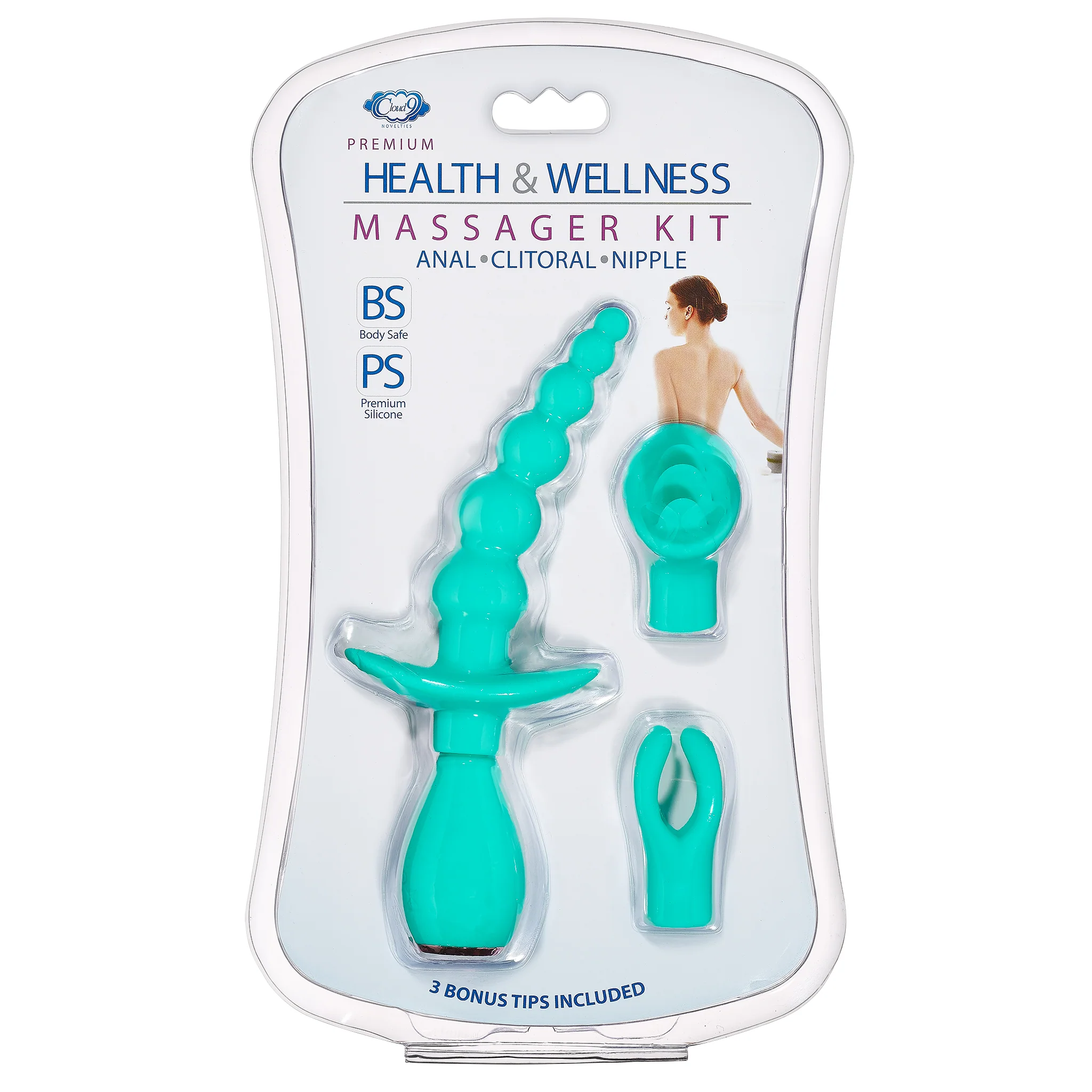 Cloud 9 3-Tip Massager Kit - Image 4
