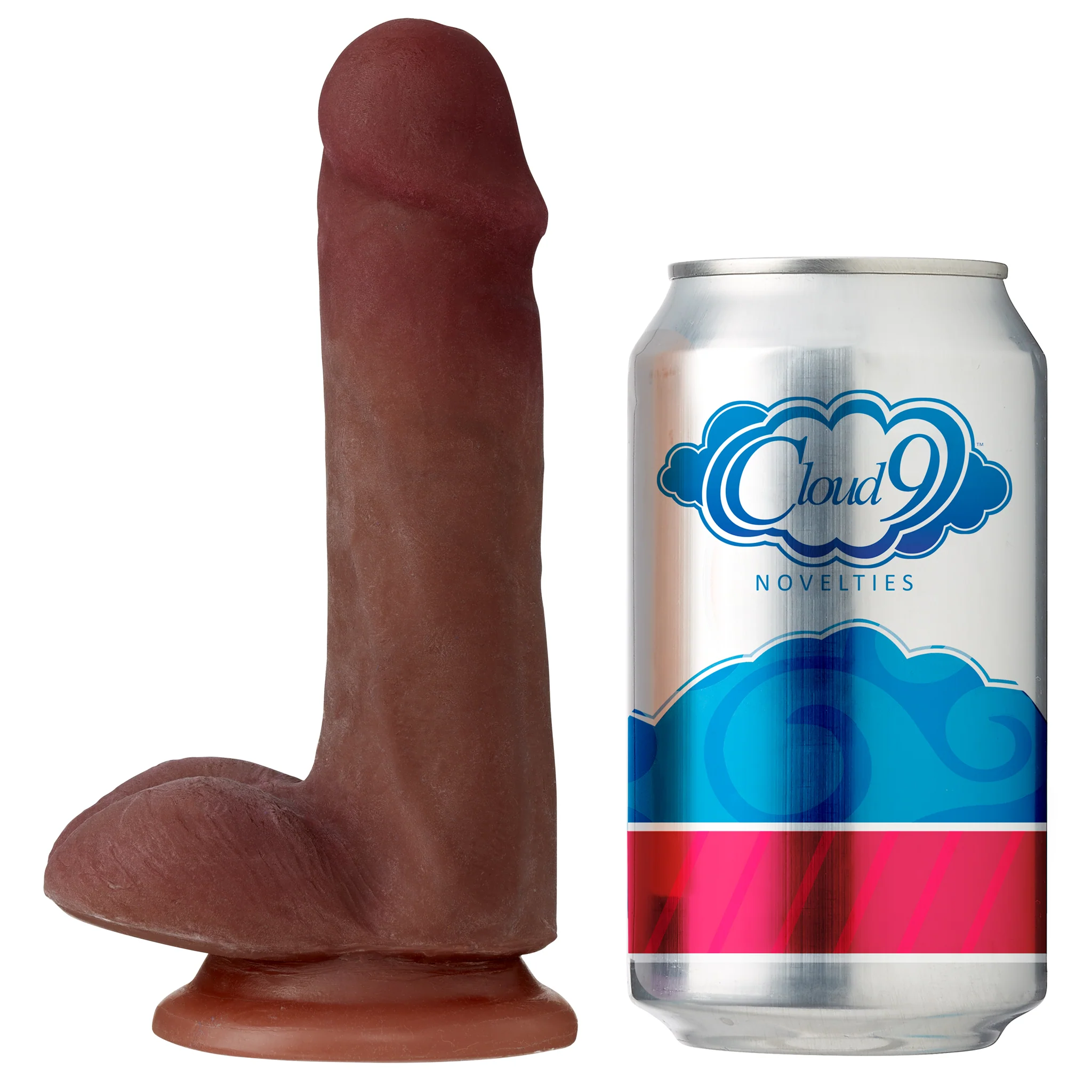 Cloud 9 Dual-Density Dildo with Balls - Image 11