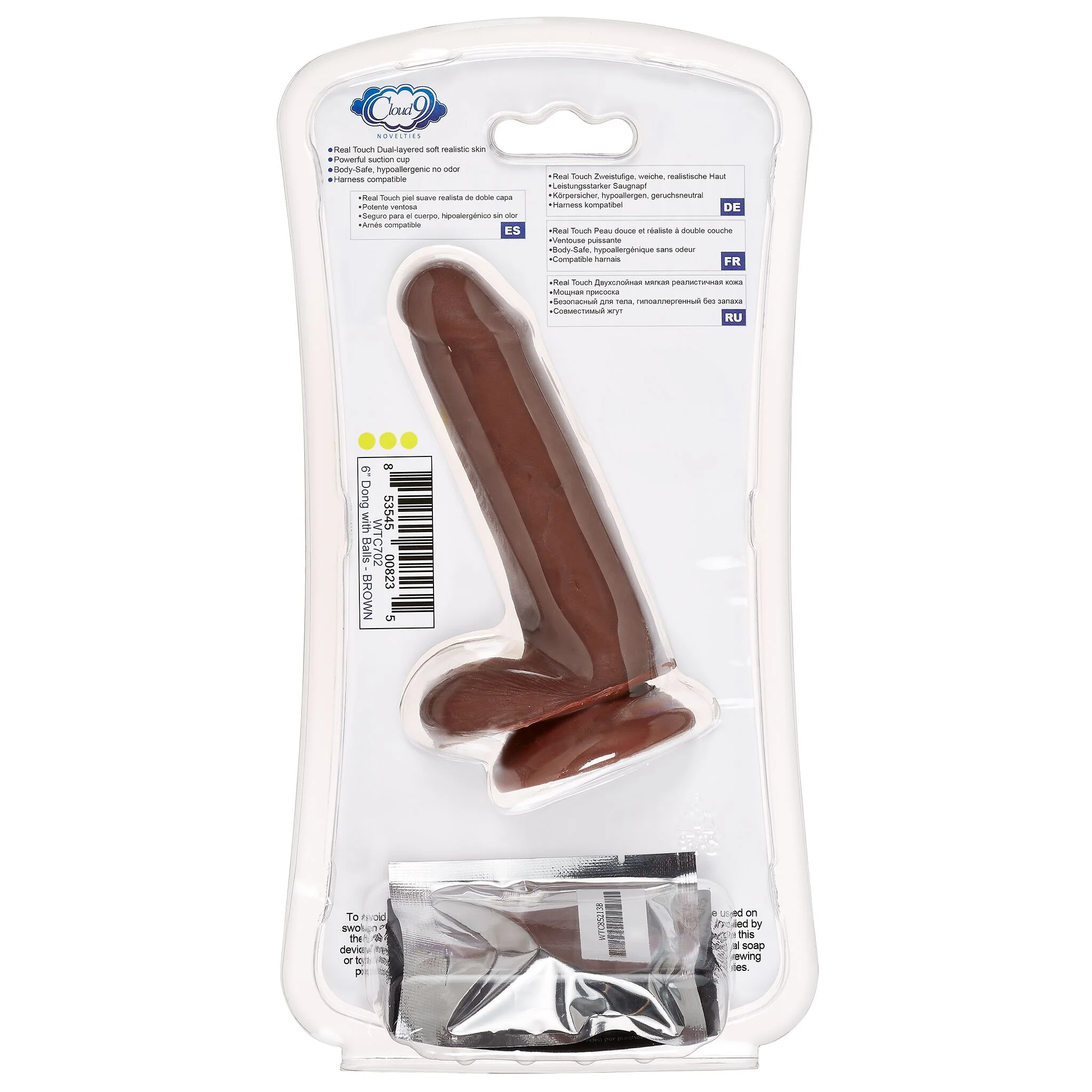 Cloud 9 Dual-Density Dildo with Balls - Image 12