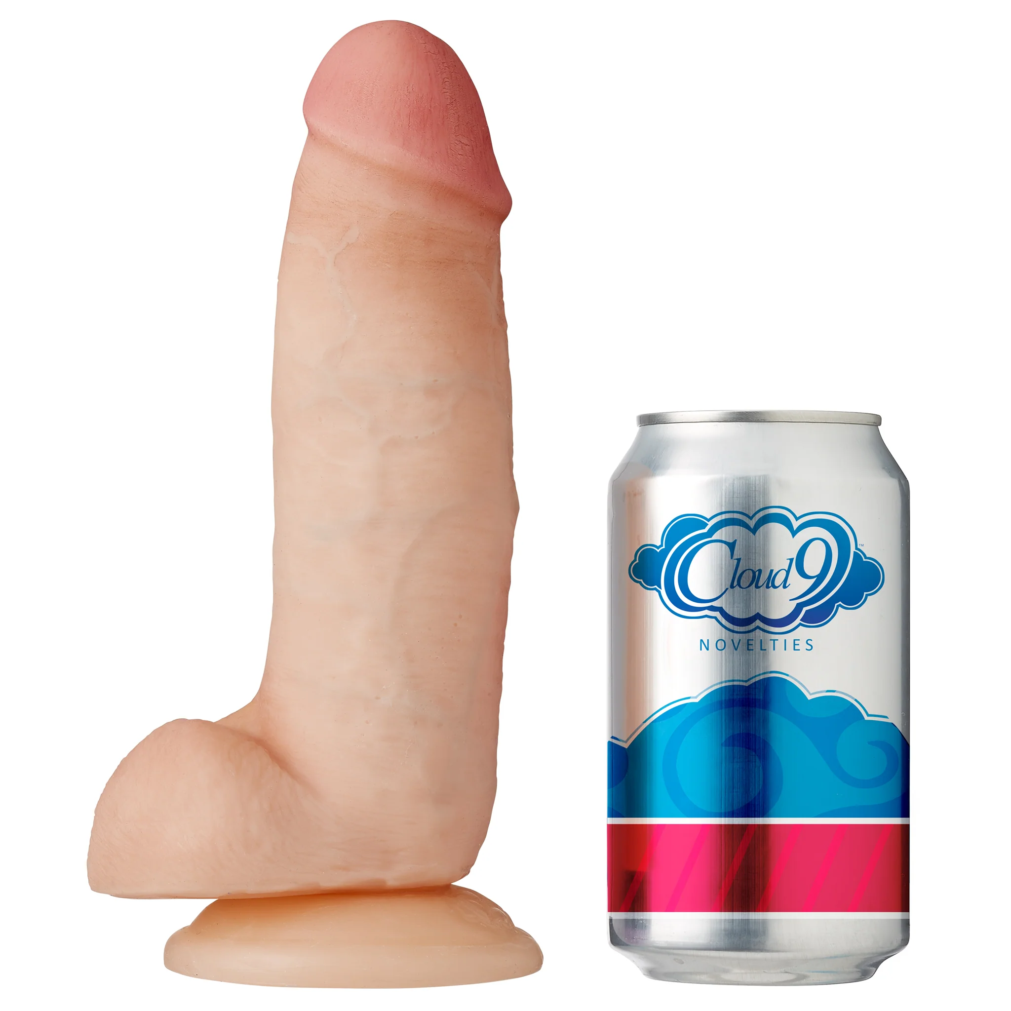 Cloud 9 Dual-Density Dildo with Balls - Image 17