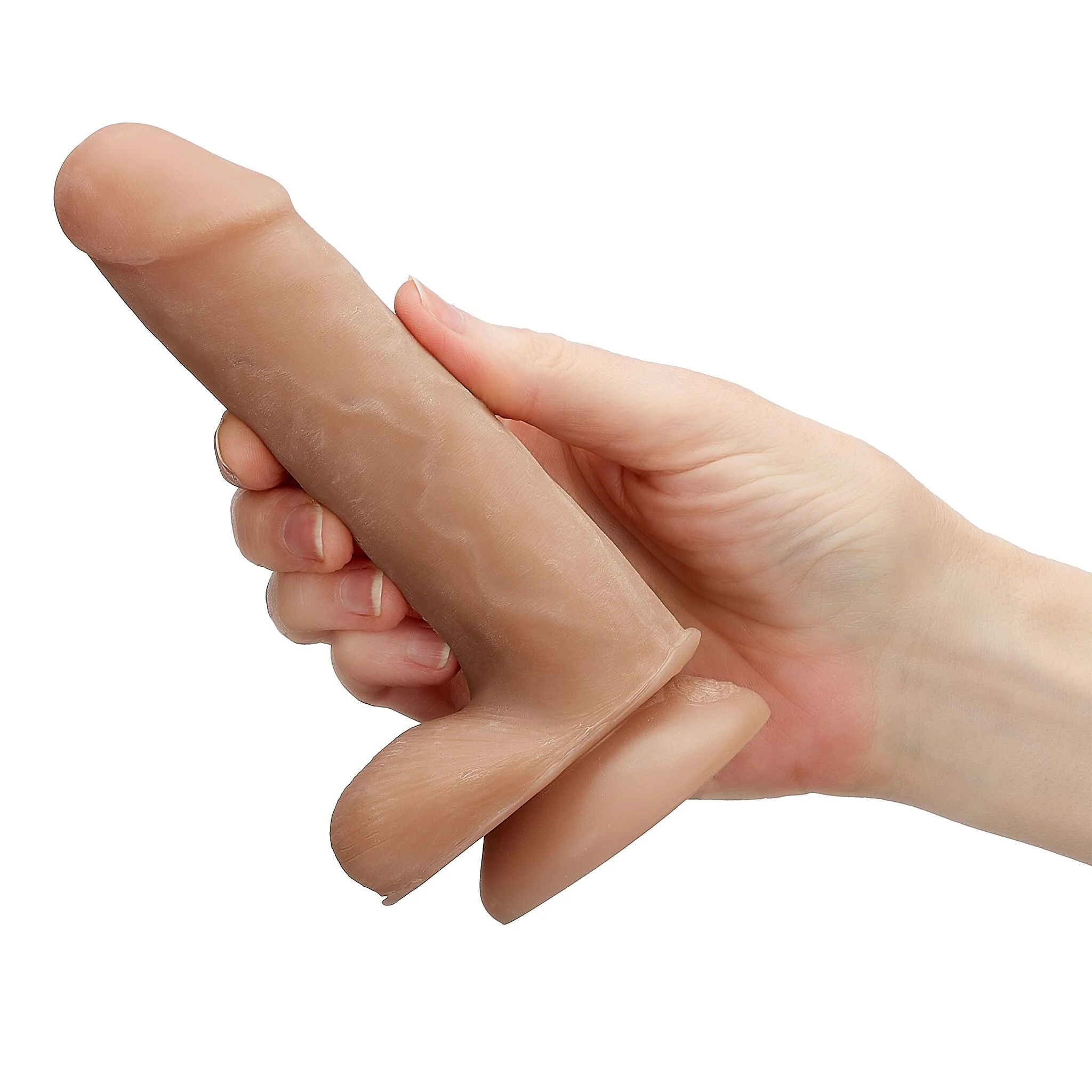 Cloud 9 Dual-Density Dildo with Balls - Image 3