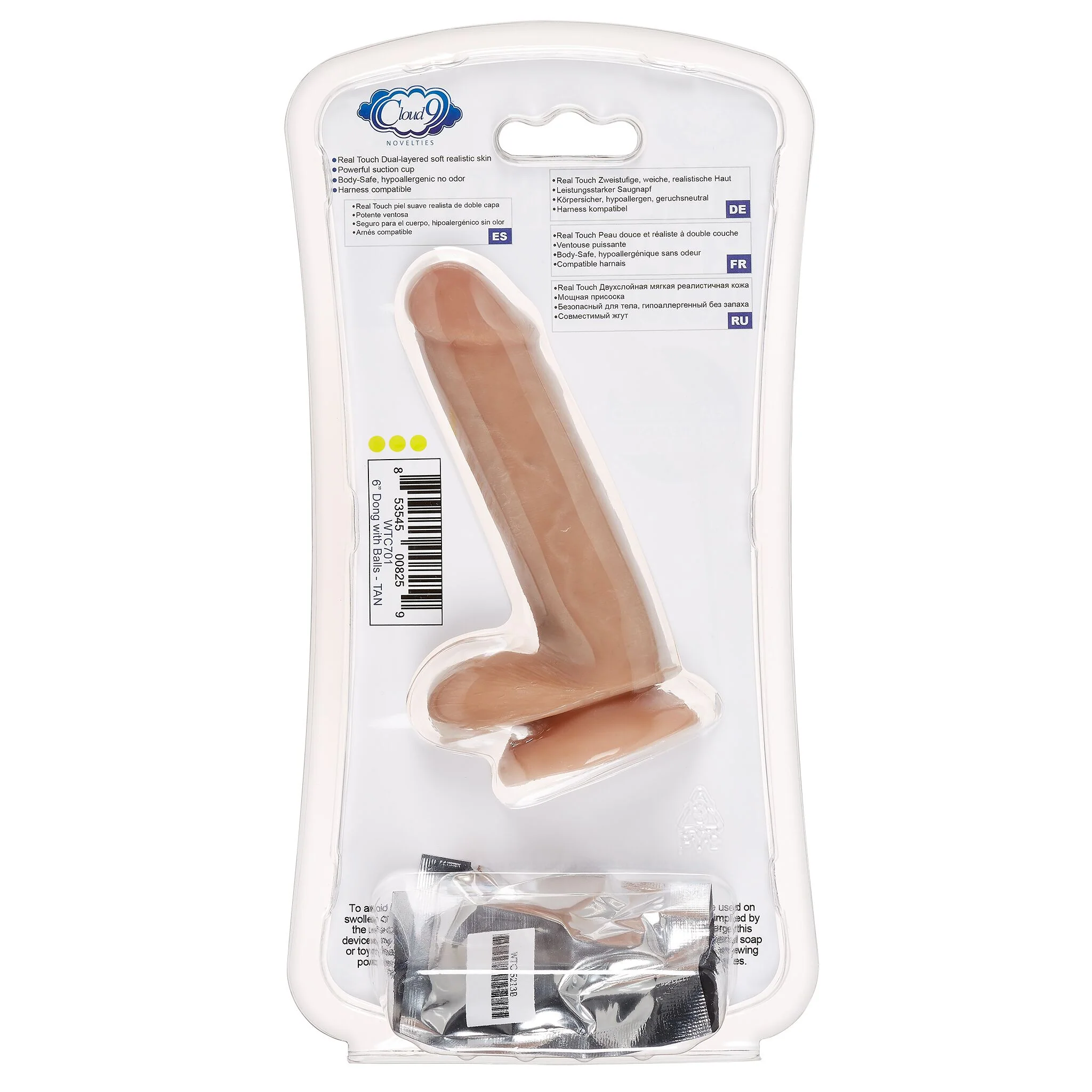 Cloud 9 Dual-Density Dildo with Balls - Image 4