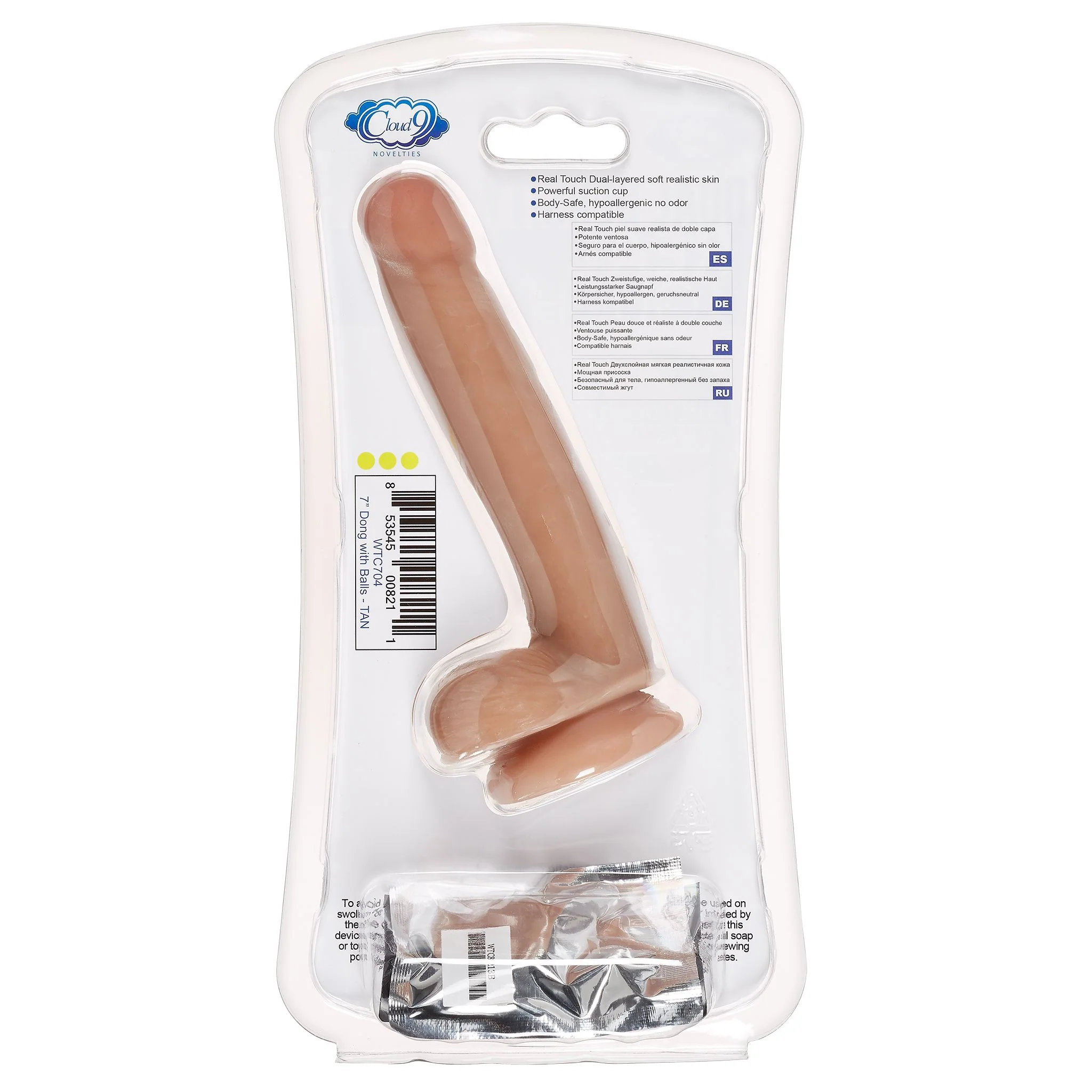Cloud 9 Dual-Density Dildo with Balls - Image 9