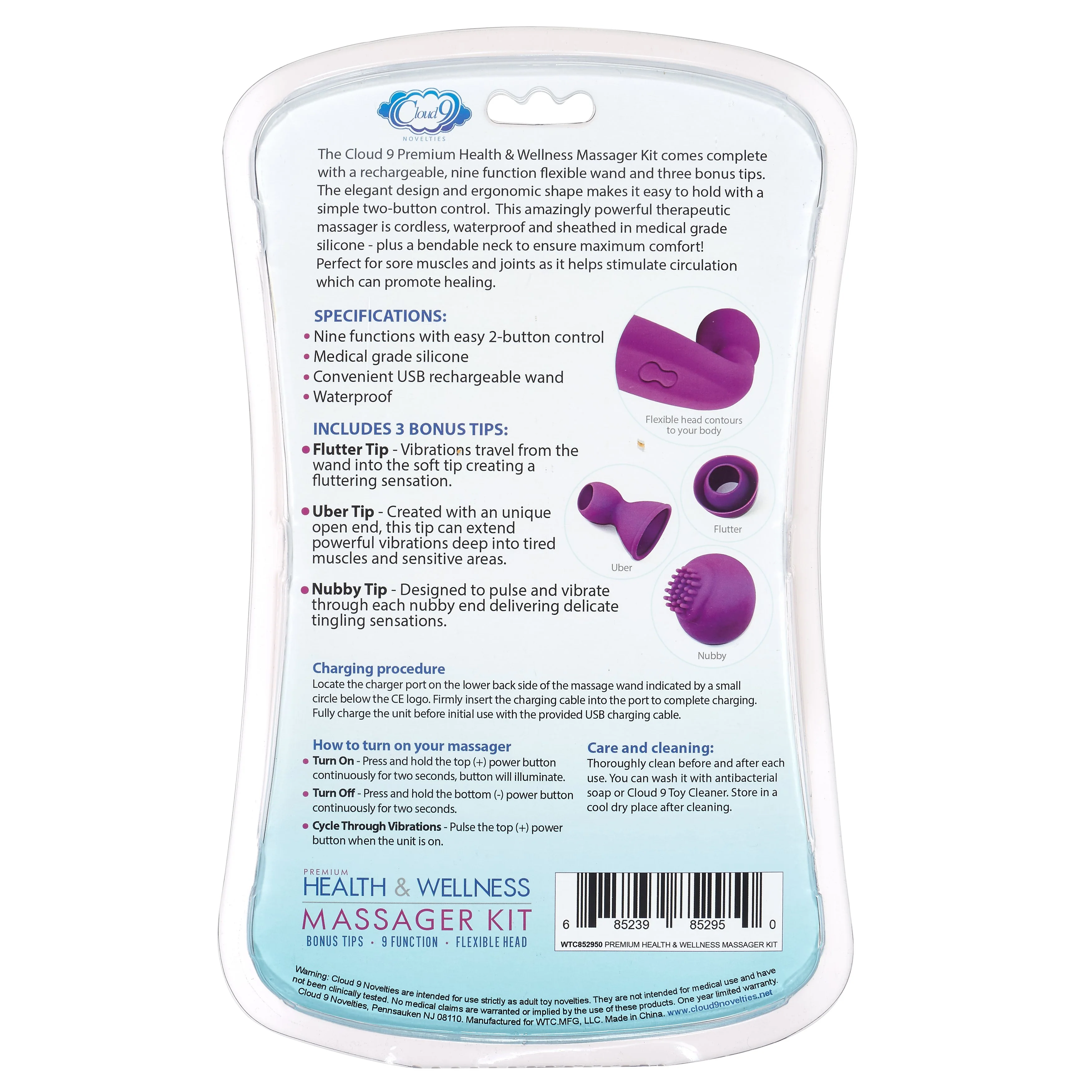 Cloud 9 Flexible Head Wand Kit - Image 11
