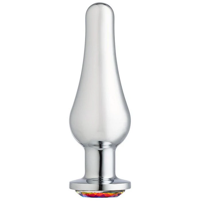 Cloud 9 gems silver chromed tall anal plug - Image 10