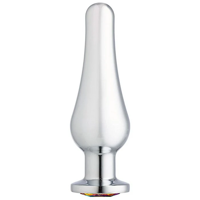 Cloud 9 gems silver chromed tall anal plug - Image 6