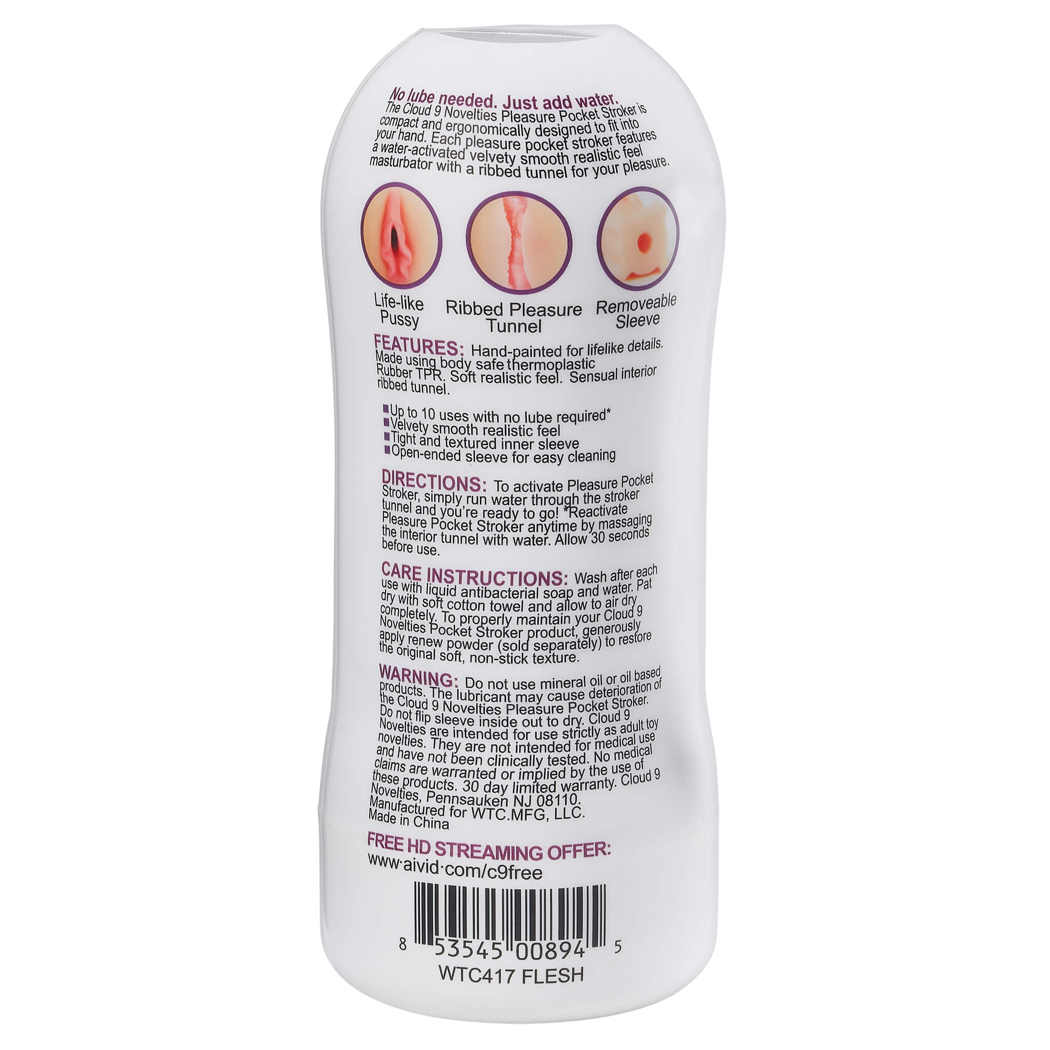 Cloud 9 Water-Activated Stroker - Image 8