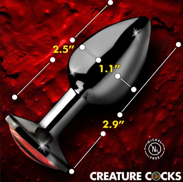 Creature cock sinister eye metal butt plug small - Image 4