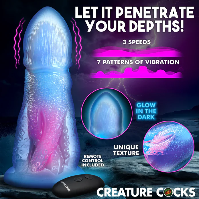 Creature Cocks Cocktopus Vibrating Glow-in-the-Dark - Image 3