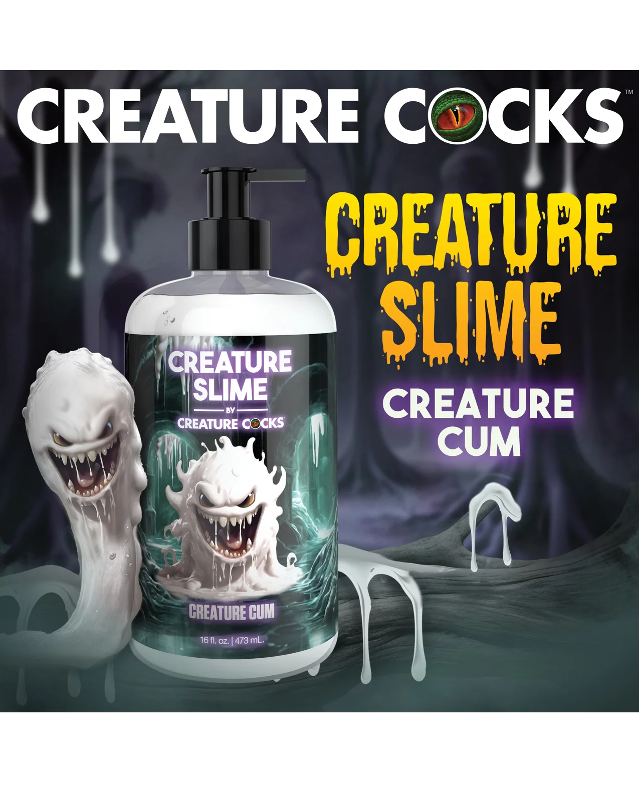 Creature Cocks Unscented Jizz Lube - Image 5