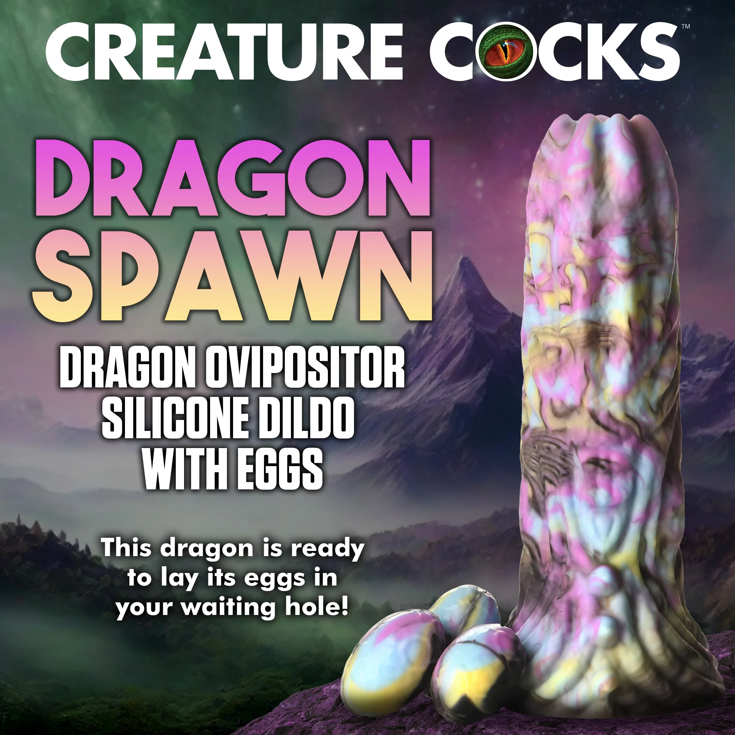Creature Cocks Dragon Spawn Ovipositor with Eggs - Image 8