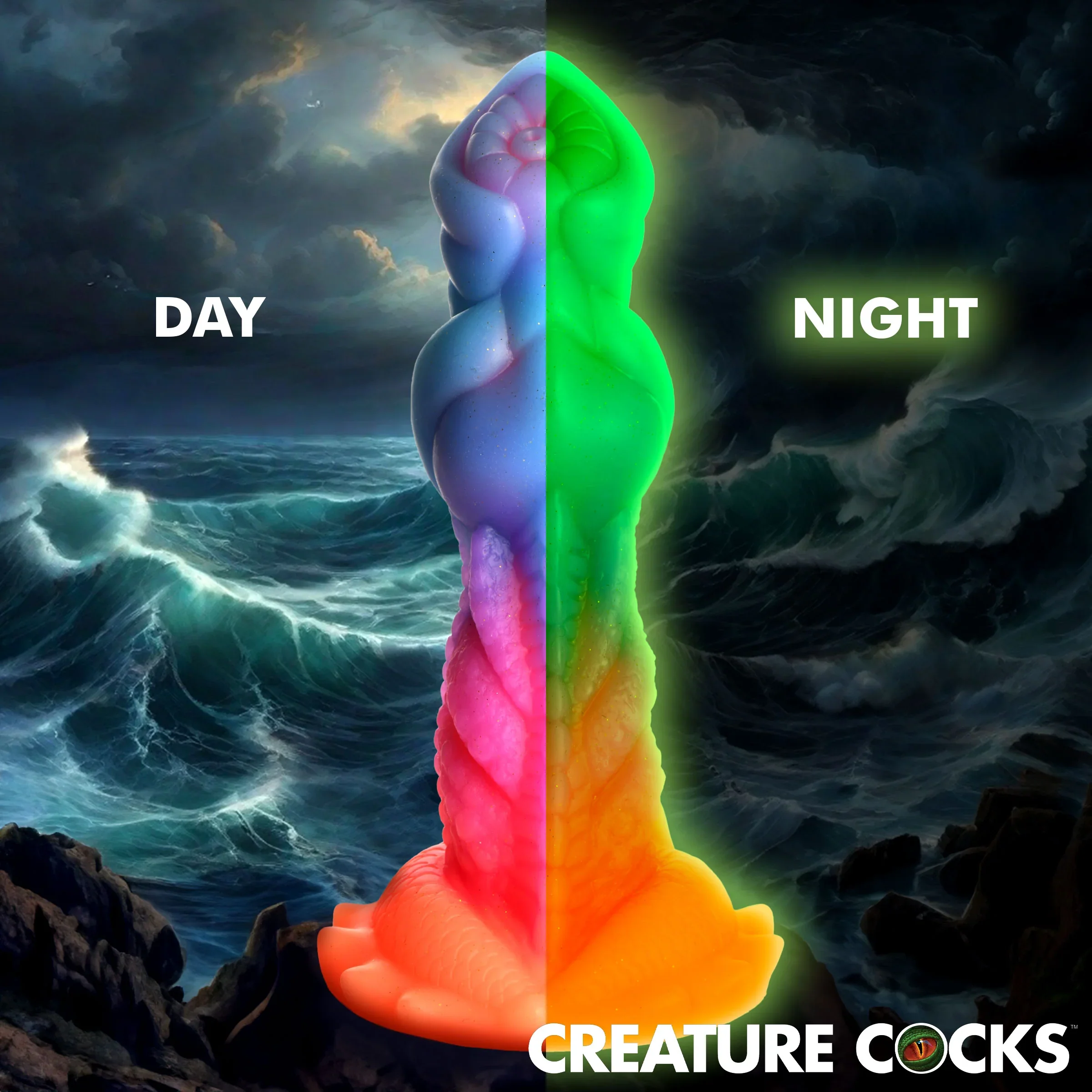 Creature Cocks Glow-in-the-Dark Aqua-Cock - Image 2