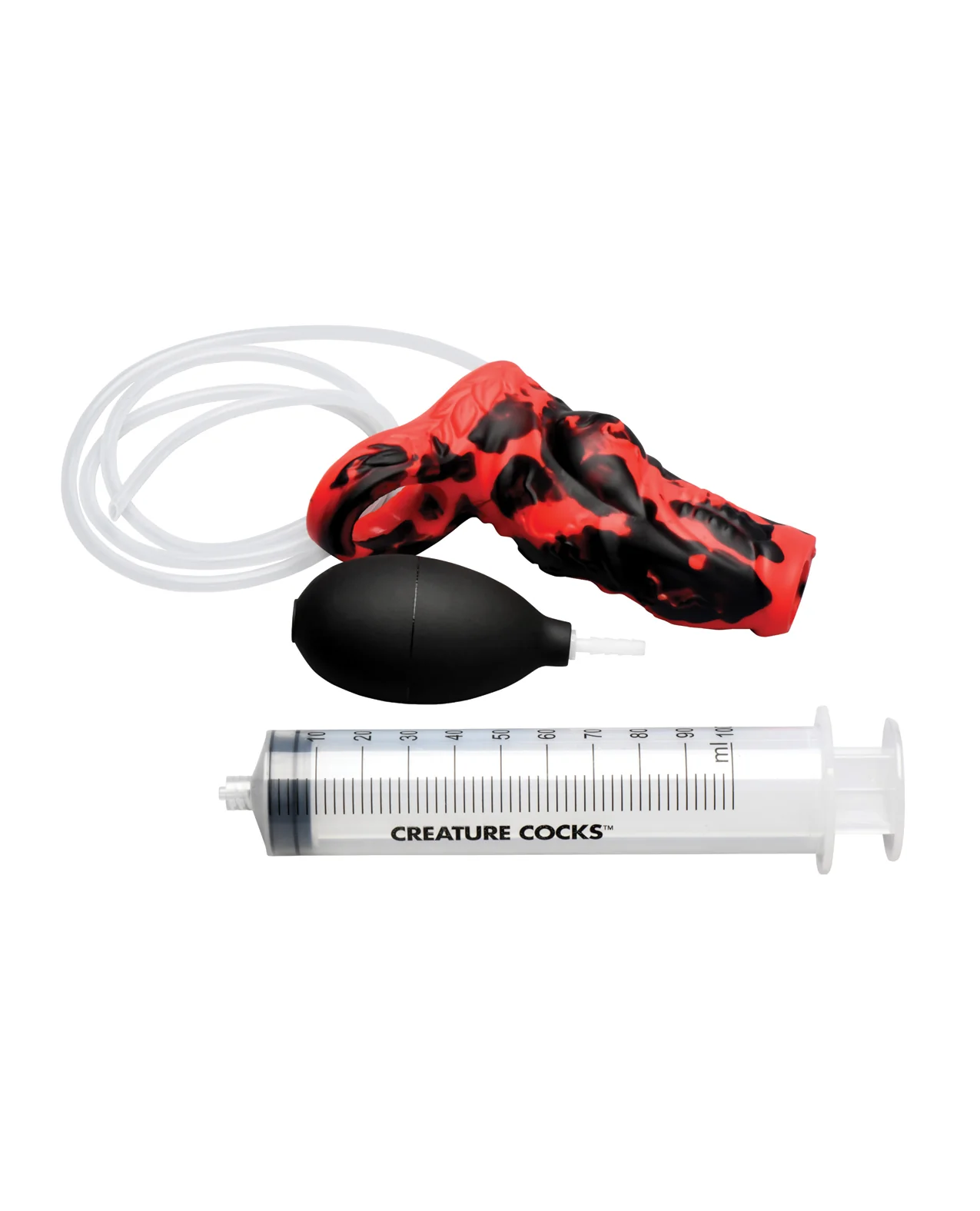 Creature Cocks Hell Hound Squirting Silicone Penis Enhancer - Image 4