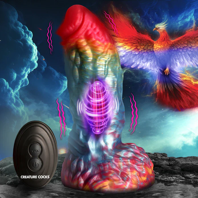Creature Cocks Phoenix Vibrating Remote-Control Dildo - Image 6