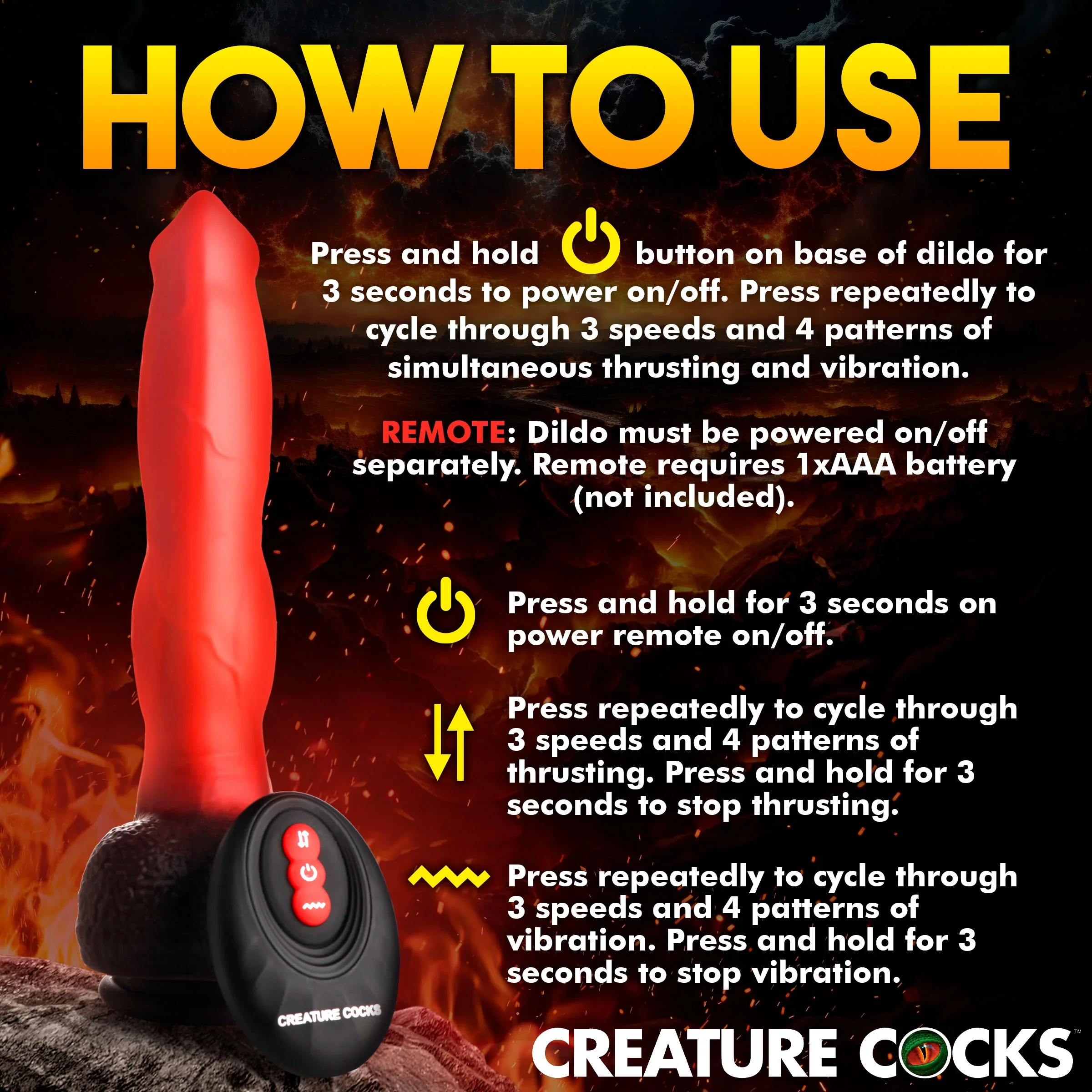 Creature Cocks Ramming Hound with Remote Control - Image 11