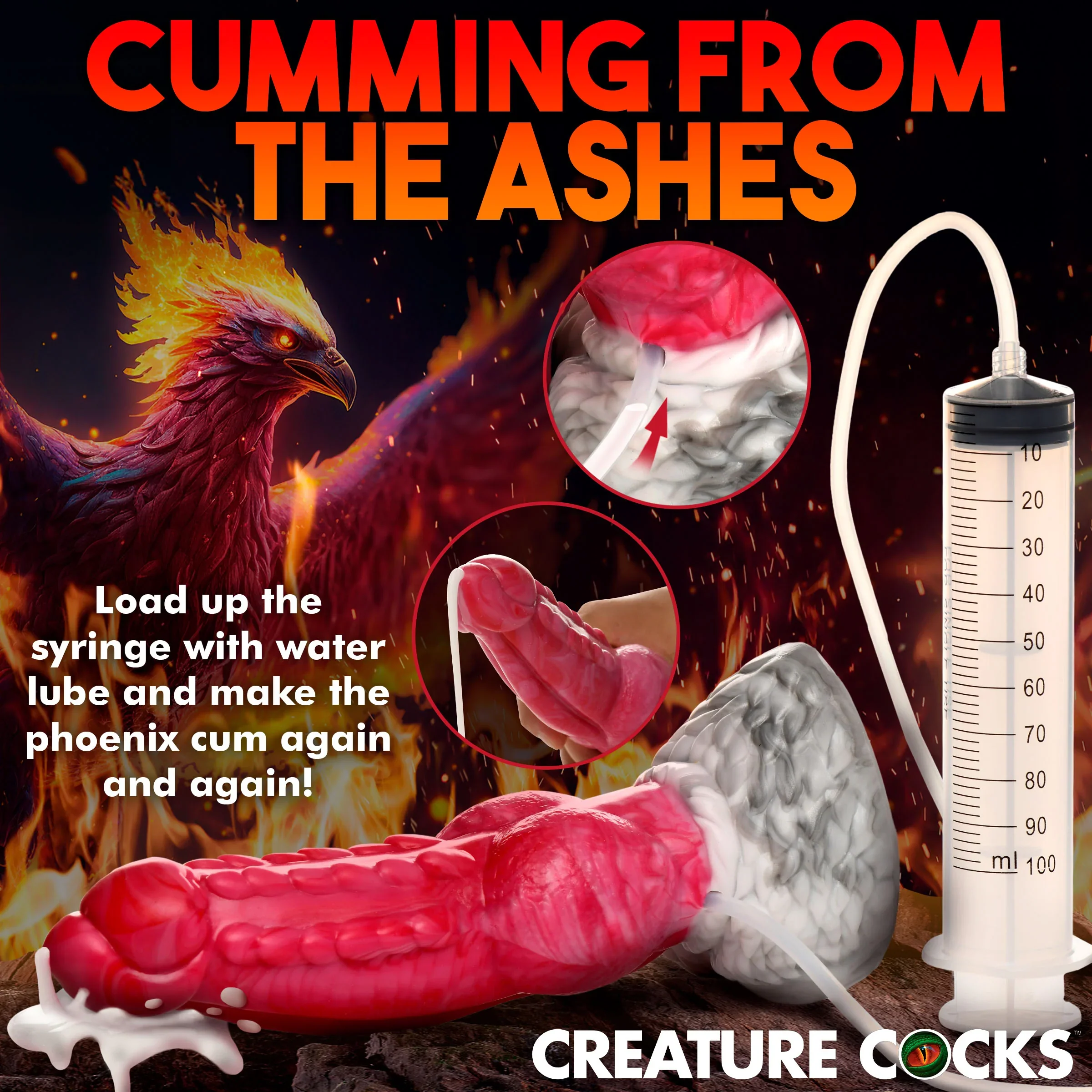 Creature Cocks Resurrector Phoenix Squirting - Image 8