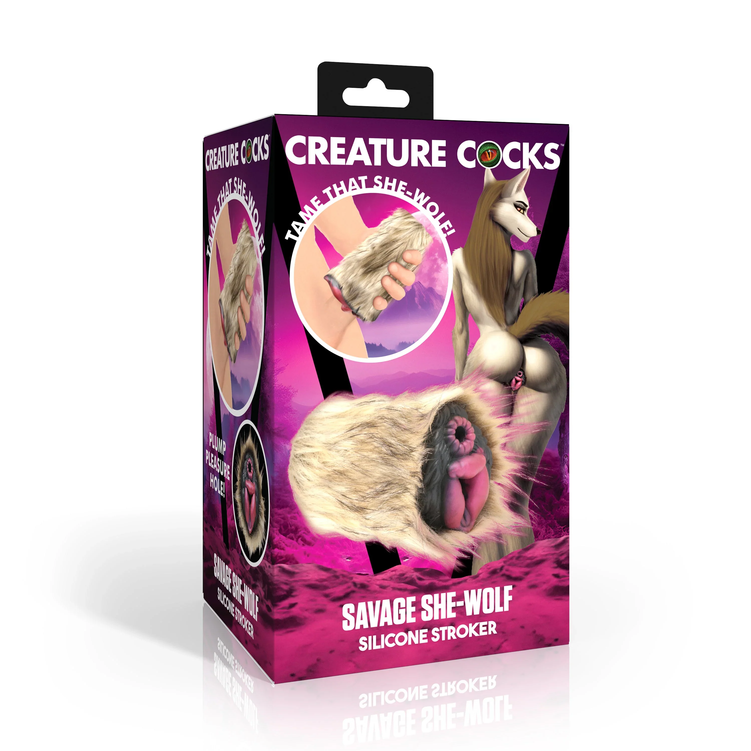 Creature Cocks Savage She-Wolf Silicone Stroker - Image 7