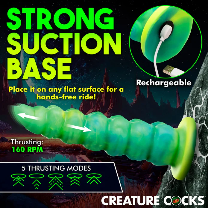 Creature Cocks Squirmer Vibrating Thruster with Remote Control - Image 9