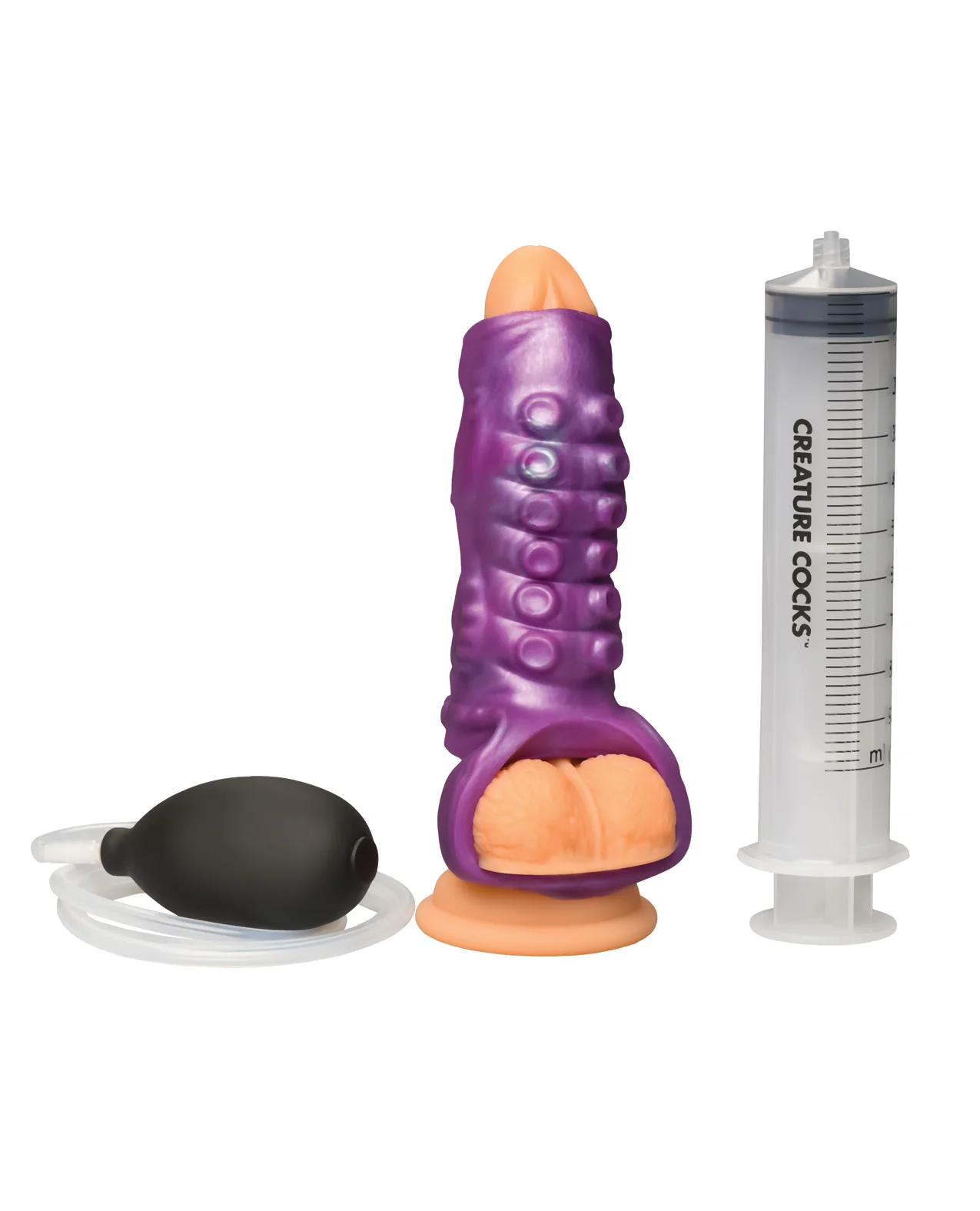 Creature Cocks Tentacle Squirting Silicone Penis Enhancer - Image 4