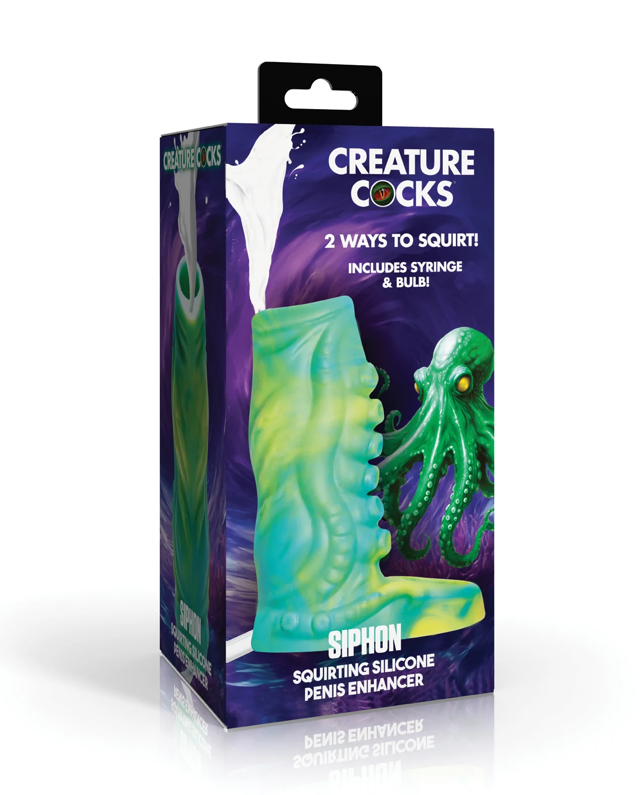 Creature Cocks Tentacle Squirting Silicone Penis Enhancer - Image 6