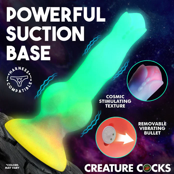 Creature Cocks - Vibrating Astro Glow-in-the-Dark - Image 4