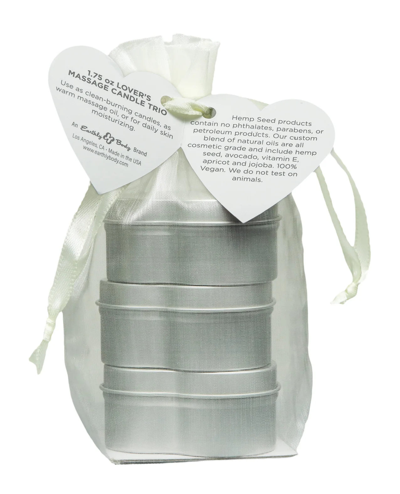 Earthly Body Valentines 3 in 1 Candle Trio Gift - Image 2
