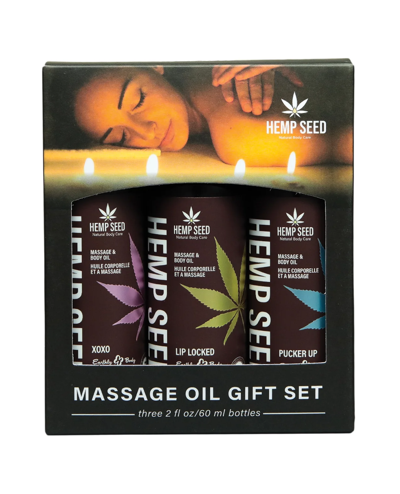 Earthly Body Valentines Massage Oil Gift Set