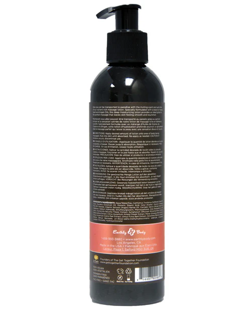Earthly Body Hemp Seed Massage Lotion - Image 3