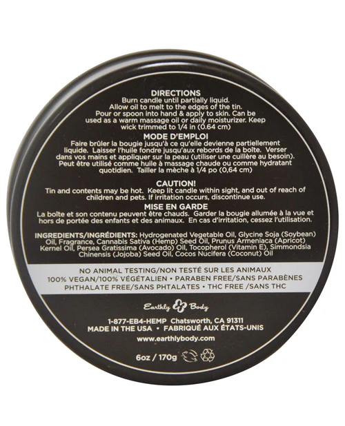 Earthly Body Suntouched Hemp Candle - Image 12