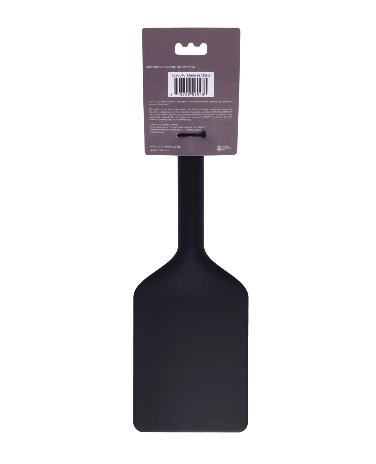 Edge FUCK TOY Silicone Paddle - Black - Image 5
