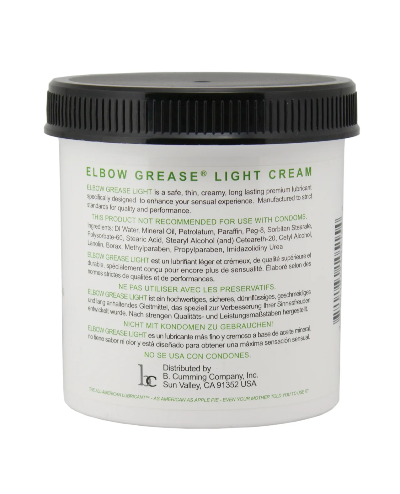 Elbow Grease Oil-Based Light Cream Jar - Image 2