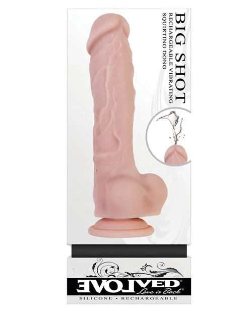 Evolved Big Shot Vibrating Squirting Dildo - Image 10